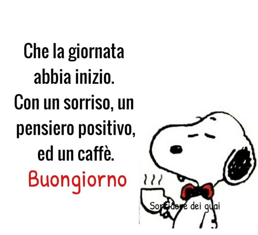 buongiorno Snoopy